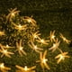 thumbnail image 2 of Luces de hadas de libélula alimentadas por energía Solar, guirnalda de luces decorativas de mariposa para jardín, luces de Navidad para exteriores, 10, 20, 40led, 2 of 4