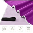 thumbnail image 2 of GZHJMY Purple Solid Beach Towel,Absorbent Quick Dry Sport Towel Oversized Lightweight Soft Bath Towel for Travel Sports Pool Swimming Bath Camping 31x71in Bath Towels, 2 of 7