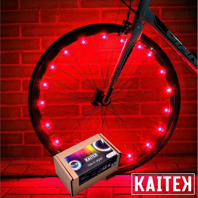 IFRENCHIE Luz LED para Rueda de Bicicleta (1 Rueda), Color Rojo