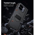 thumbnail image 3 of Suritch for Google Pixel 10 Pro Fold Phone Case with 360° Rotatable Hand Strap Grip Holder, Invisible Kickstand and Screen Protector, Rugged Shockproof Protective Cover, Black, 3 of 9