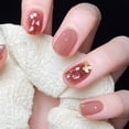 thumbnail image 4 of XWSHYW Uñas Postizas 24 Parches para Decoración de Uñas Postizas, Productos Utilizables para Decoración de Uñas, Pegamento Extraíble de 1Ml, 4 of 6