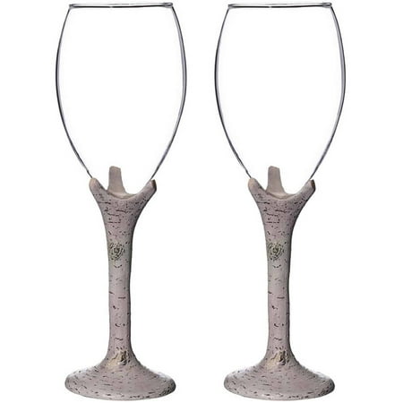 Lillian Rose Birch Wine Glass Set (Best White Wine For Wedding)