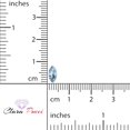 thumbnail image 4 of 0.5 ct 8x4mm Marquise Cut VVS1 Simulated Blue Aquamarine March Birthstone, 4 of 5