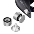 thumbnail image 1 of 3mirrors Capuchon de Soudage (Pipeliner) Attaches de Casque Accessoires de Rechange pour Couvre-Chef Vis Capuchon Rabattable Aluminium - Anodisé avec Rondelle en Silicone Antidérapant 1 Paire - Argent, 1 of 8