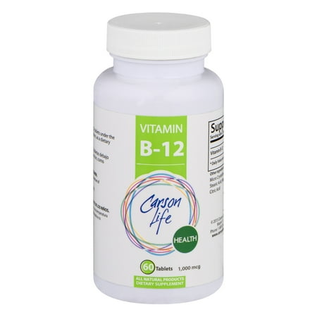 Carson Life Vitamin B-12 - 60 CT60.0 CT