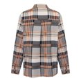 thumbnail image 4 of cllios Mens Woolen Jackets Big and Tall Plaid Outerwear Fall Button Down Shirt Jacket Classic Fit Long Sleeve Cardigan Jacket, 4 of 8