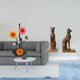 thumbnail image 2 of Dispensador de toallas de papel con forma de gato, antideslizante, vertical, con estatuas decorativas, sujetalibros, estante, adorno de mesa para el h, 2 of 8