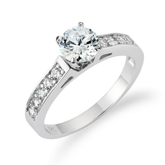 925 Sterling Silver Wedding Engagement Ring