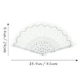 thumbnail image 4 of Shisuyan Lace Folding Fan For Women 1Set 17x9in, 4 of 8