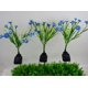 thumbnail image 2 of Lámpara solar LED con forma de flor silvestre para decoración de jardín, colorida, para exteriores, con simulación de flores (azul), 2 of 4