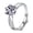 Women's Ring 1 carat mossan diamond, variant on Moissanite Ring in Silver for Women 925 Sterling Emerald Diamond Ring