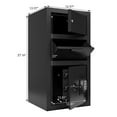 thumbnail image 3 of 690 Double-door tipping cabinet Digital Depository Safe Made of Carbon Steel Electronic Code Lock Depository Safe with Deposit Slot Depository Box for Home Hotel Restaurant and Office, 3 of 7