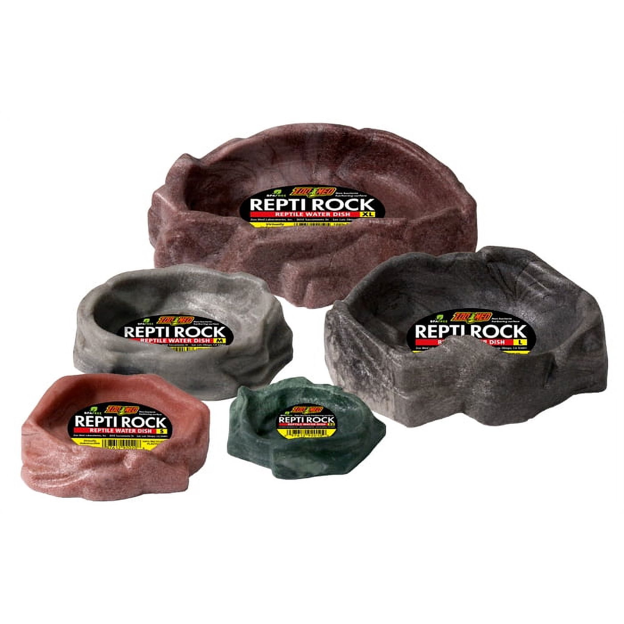 Zoo Med Laboratories Repti Rock Reptile Water Dish X-Small 1 X 5.5 X 5.5 Inch