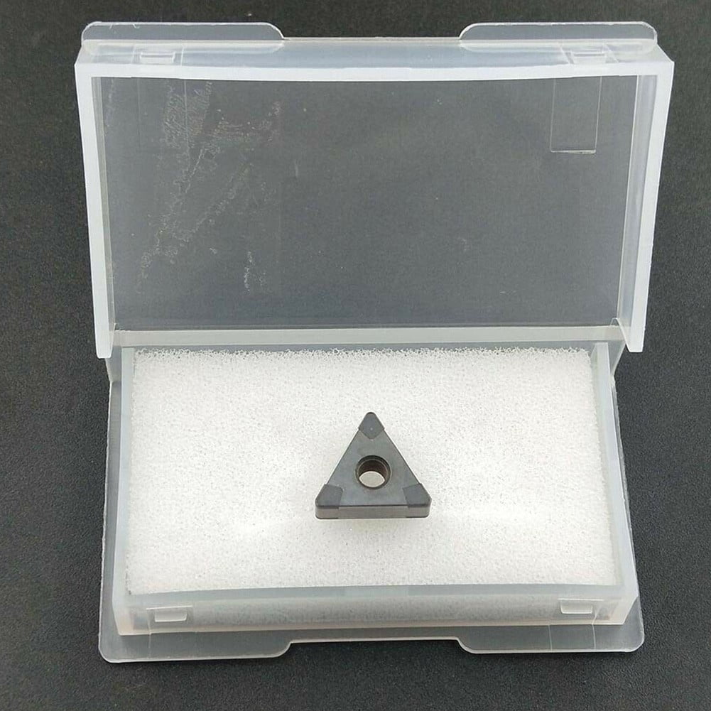 Inserts De Tournage CNC CBN à Haute Efficacité – Super Dur HRC65, Comprend Des Lames En Nitrure De Bore WNMG431, VNMG331, CNMG431, TNMG331 (CNMG120408 CBN-4