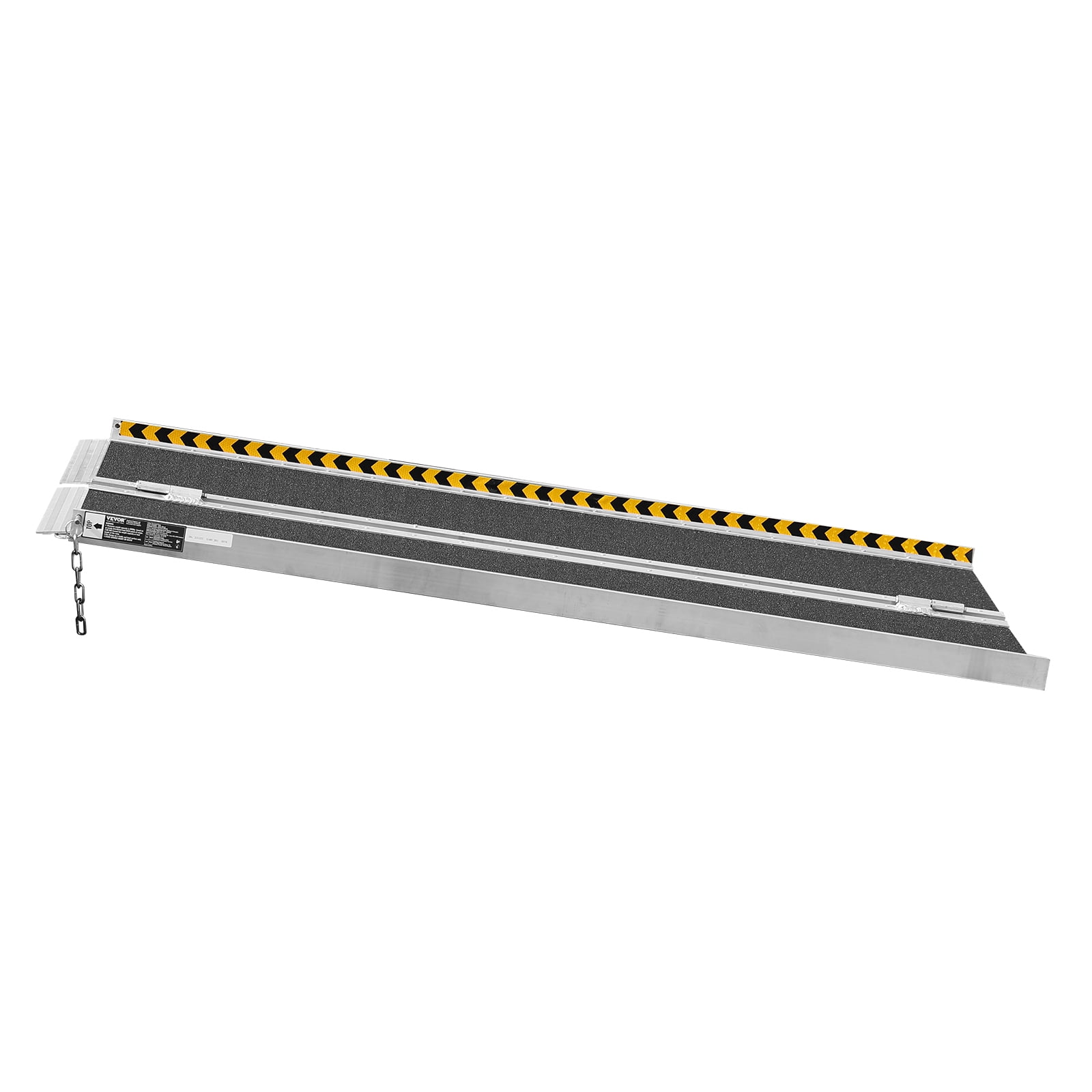 KFFKFF Folding Wheelchair Ramp Portable Aluminum Threshold Ramp 6 ft 800 lbs