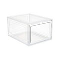 thumbnail image 2 of Joernso Clear Shoe Storage Box with Magnetic Door Large Capacity Stackable Transparent Dustproof Shoe Display Organizer Container, 2 of 8