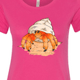 thumbnail image 4 of Inktastic Cute Hermit Crab on Beach Women's T-Shirt, 4 of 5