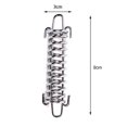 thumbnail image 2 of 5pcs Tent Wind Spring Wind Rope Buckle Outdoor Camping High Strength Steel Rope Buckle Tent Fixed Buckle Spring Hook Buckle, 2 of 8