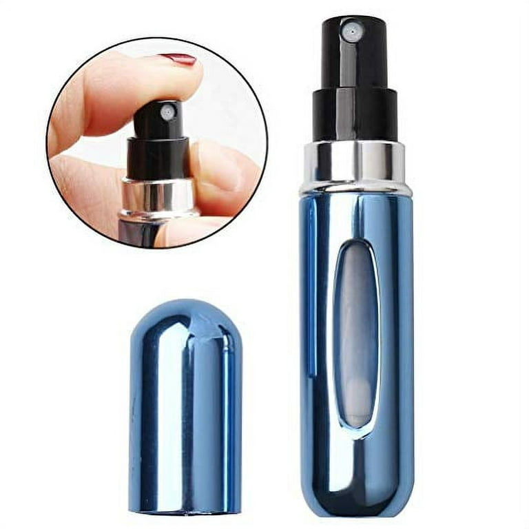 BeautyChen 4 Pack 5ml Portable Mini Refillable Perfume Atomizer Bottle  Perfume Spray Empty Easy to Fill Scent Aftershave Pump Case Travel Outgoing
