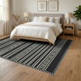 thumbnail image 3 of ODIKA 6'x9' Washable Area Rug Easy Care, Non-Shedding, Entryway Geometric Tone Border Detail Rectangular Bathroom Front for Queen Size Bedroom Under Bed Master Suite, 3 of 7