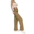 thumbnail image 4 of Button Fly Boyfriend Jeans for Women Mom Baggy Straight Leg Low Rise Cargo Vintage Long Denim Pants, 4 of 9