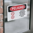 thumbnail image 4 of Propane Gas Flammable No Smoking Spanish OSHA Danger Vinyl Decal Label 7 Inch x 5 Inch - 5 Pack, 4 of 6
