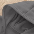 thumbnail image 5 of Kids Zip Up Hoodie School Uniform Boys Girls Zipper Sweatshirt Oversized Y2K Fall Hooded Jackets With Pockets Preppy Clothes 3-12Y, Dark Gray, 90, 5 of 6