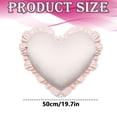 thumbnail image 2 of Valentines Day Heart Pillows, 19.7 inch Love Heart Shaped Pillow, Cute Love Throw Pillow, Decorative Throw Pillows for Couch Bed Sofa Living Room Home Decor Wedding Gift, 2 of 5