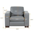 thumbnail image 3 of Freya Chair-Color:Gray, 3 of 10
