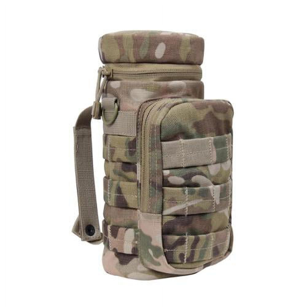 Rothco MOLLE Compatible Water Bottle Pouch, Fits Bottle up to 10.5" Tall