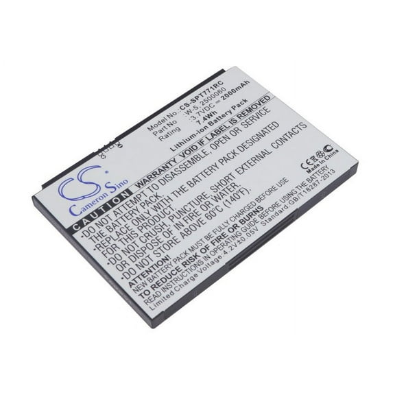 2000mAh W-5 Battery for AT&T Unite, Unite-344B