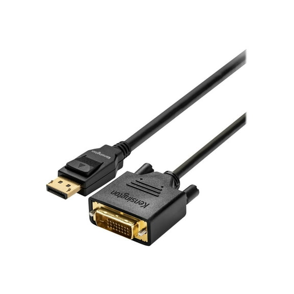 Kensington Computer K33023WW 6 ft. Displayport 1.1 Male to Dvi-D Male Passive Cable