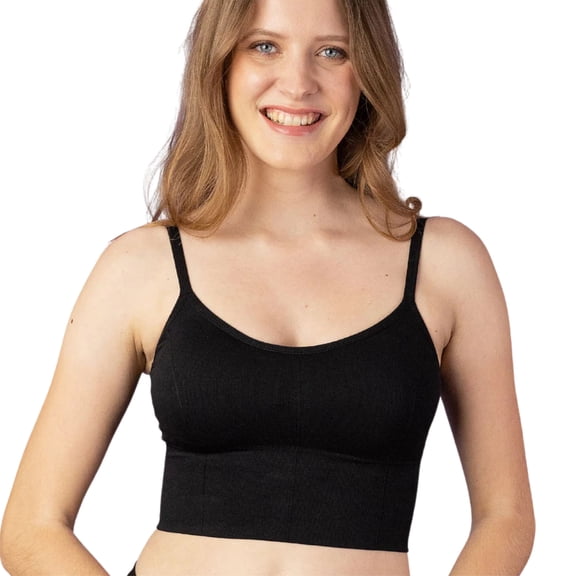 Coobie Women's Seamless Low Back Cami Bra, Lightweight Bralette, Style 9151