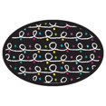 thumbnail image 1 of Ashley Productions ASH09995BN Color Chalk Loop Magnetic Whiteboard Eraser - Pack of 6, 1 of 1