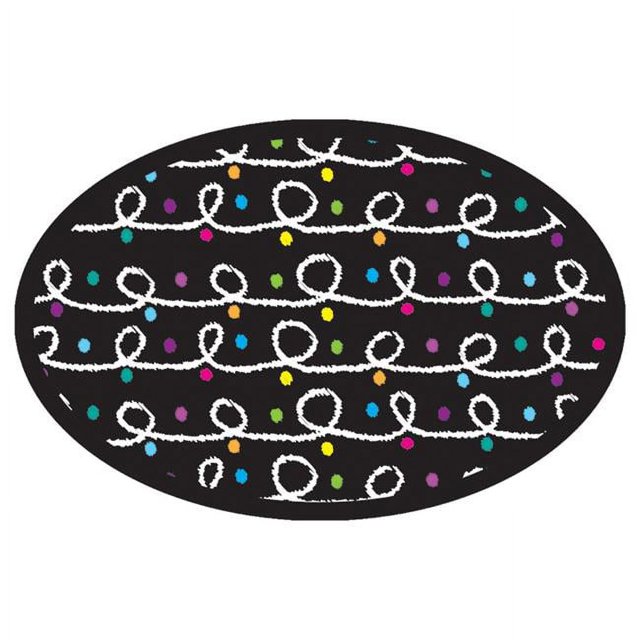 Ashley Productions ASH09995BN Color Chalk Loop Magnetic Whiteboard Eraser - Pack of 6