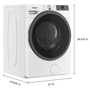 Whirlpool WFW5720RW 4.5 cu. ft. Smart Front Load Washer FreshFlow Vent System