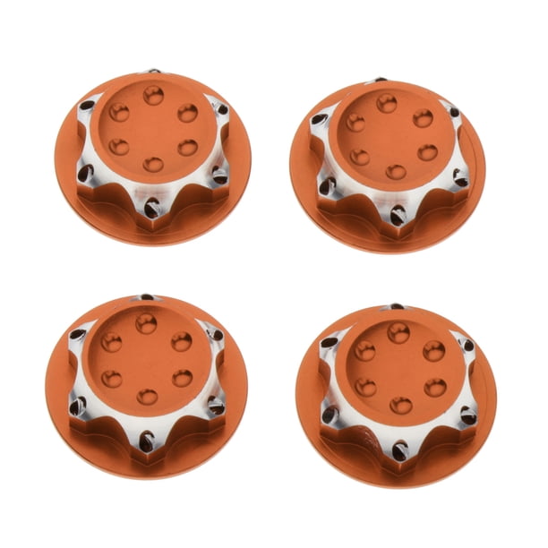Cubierta antipolvo para tuerca hexagonal de rueda 4 Piezas 17mm Cubierta de Tuerca Hexgonjal de Rueda Fina para HSP /8 RC Buggy Truck Magideal Cubierta antipolvo para tuerca hexagonal de rueda