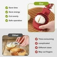 thumbnail image 4 of LGHDIWN 3-in-1 Strawberry, Banana & Egg Slicer - Rapid Multi-Fruit & Vegetable Cutter for Hard Boiled Eggs, Soft Sausages and Cucumbers - Efficient Kitchen Gadget for Meal Prep, 4 of 9