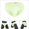 thumbnail image 2 of FhsagQ Underwear Mens Underwear Trunks Pack Comfortsoft Fashionable and Underwear With A Embossed Design Comfortable Shorts Mens Underwear Boxers Super Fit Green L, 2 of 5