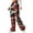 New1/Red, variant on Otvok Womens Camouflage Elastic Waist Lace-Up Pocket Overalls Casual Tracksuit Pants