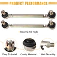 thumbnail image 3 of Unique Bargains 2 Set 16cm 6.30" Steering Tie Rod End Tie Rod Link for 50cc 70cc 90cc 110cc ATV Quad Four Wheeler, 3 of 6