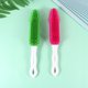 thumbnail image 3 of 2 peines de silicona huecos para mascotas, cepillo para quitar el pelo de perros (verde y rosa)., 3 of 7