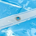 thumbnail image 5 of Barossa Design Lightweight Waterproof Shower Curtain PEVA Liner with 3 Magnets -Clear Blue, 72" x 72", 5 of 7