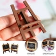 thumbnail image 6 of Easel Dollhouse Kit Miniature Chalkboard Child Scene Accessories Wooden Easels Furniture, 6 of 6
