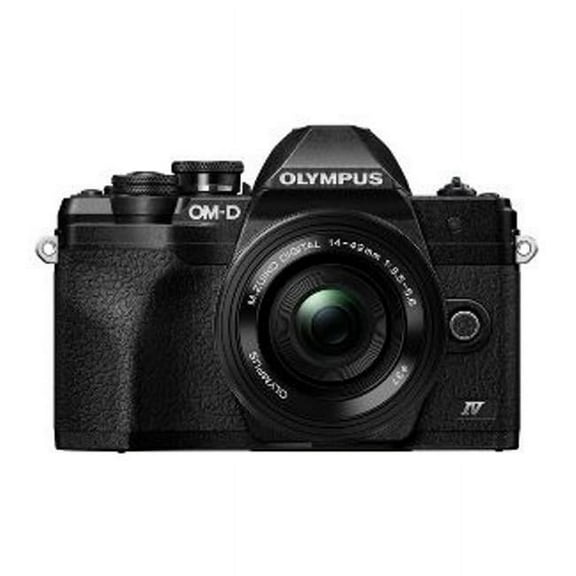 OM-D E-M10 Mark IV Camera & Digital ED 14-42 mm Lens Kit, Black