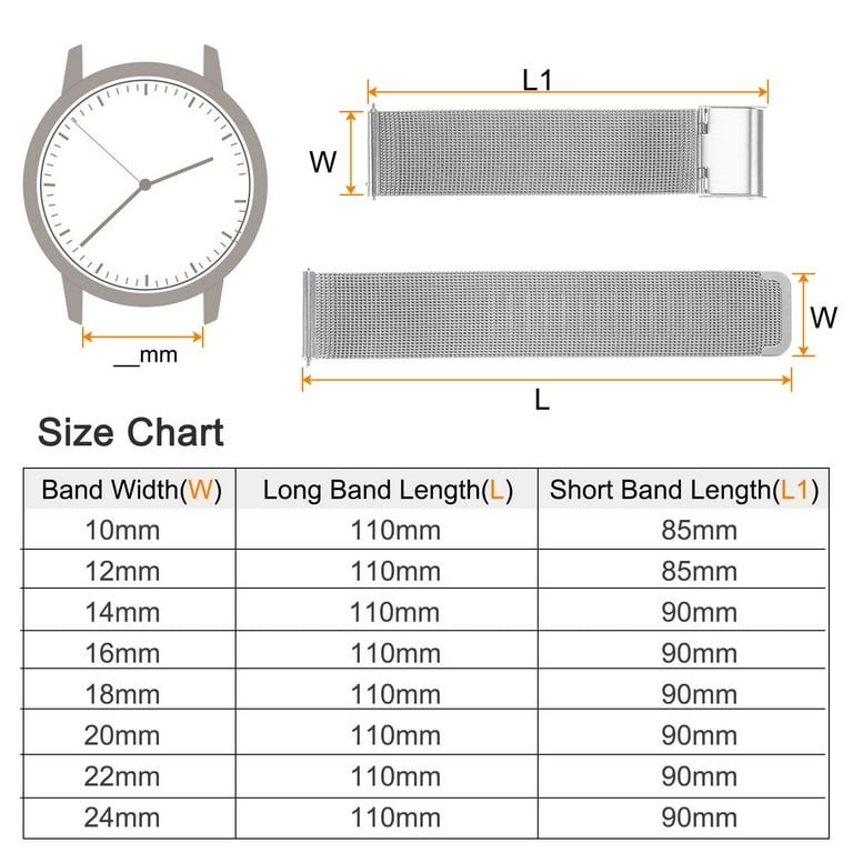 20mm Sizing A Watch Band 20MM Black Silicone Watch Band Rubber