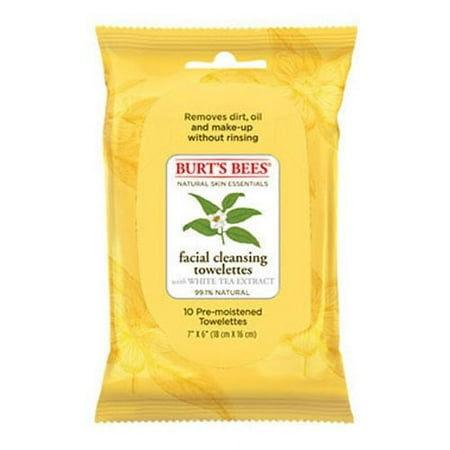 Burt's Bees Facial Cleansing Towelettes - 10 CT