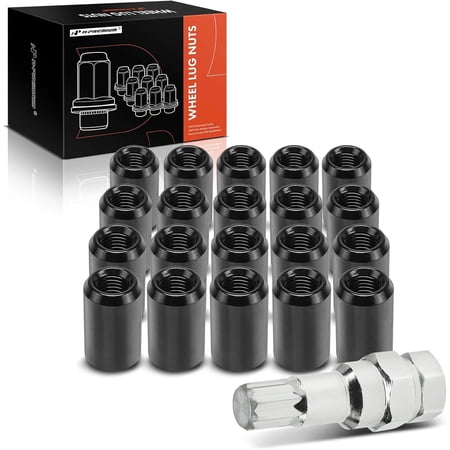 A-Premium 21-PC M12-1.5 Wheel Lug Nuts Compatible with Honda CR-V, CRX, Civic, Accord, Accord Crosstour, Pilot, Odyssey, HR-V, Crosstour, Insight, Passport, Element, S2000 & Acura MDX, RDX, TLX