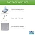 thumbnail image 3 of Just Relax Elegant Mosquito Net Bed Canopy Set, Beige, Twin-Full, 3 of 5