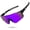 Black Frame-purple Mirror Lens, variant on Polarized Classic Retro Sunglasses for Men and Women, Trendy UV400 Protection Shades